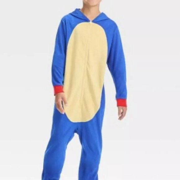 EUC Sonic The Hedgehog Costume Kids Union Suit Sz L - Picture 6 of 6